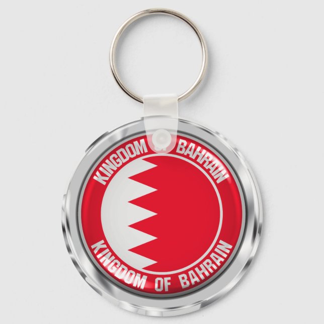 Chaveiro Bahrain Round Emblem (Frente)