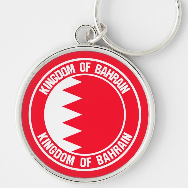 Chaveiro Bahrain Round Emblem (Frente)