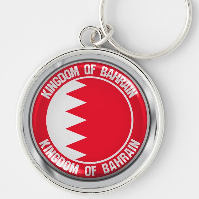 Chaveiro Bahrain Round Emblem (Frente)