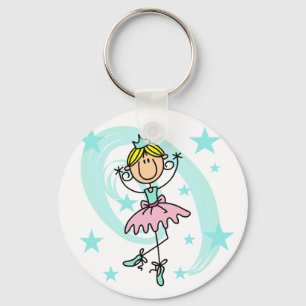 Chaveiro Bailarina - Camisetas e Presentes Loiras