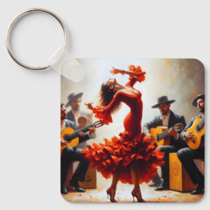 Chaveiro Bailarino de Flamenco Banda de Música Espanhola 
