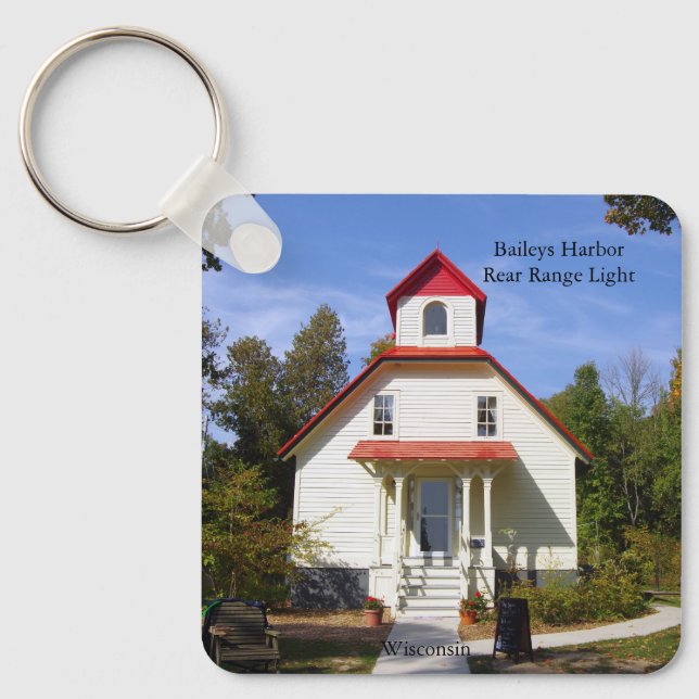 Chaveiro Baileys Harbor Rear Range Light key chain (Frente)