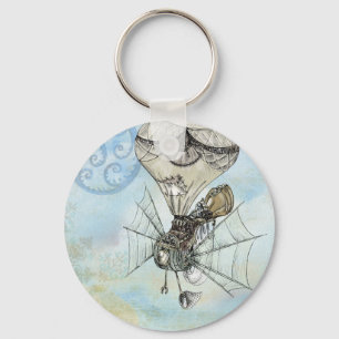 Chaveiro balão de steampunk