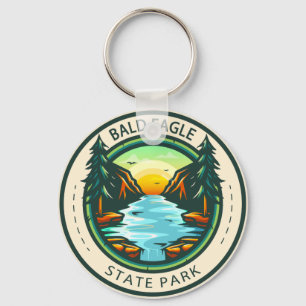 Chaveiro Bald Eagle State Park Pennsylvania Badge