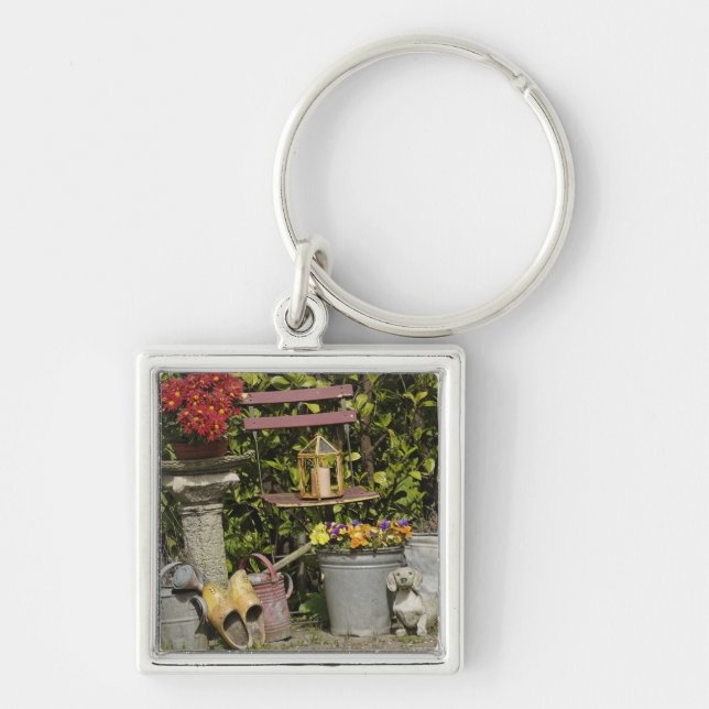 Chaveiro Baldes, sapatos e flores, Zaanse Schans, (Frente)