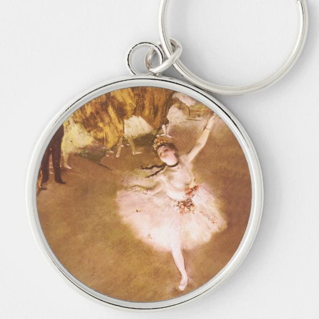 Chaveiro Balé Dancer Degas Star Painting (Frente)
