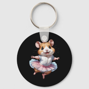 Chaveiro Balé De Hamster Único E Moderno E Ballerina