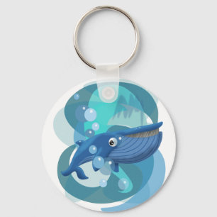 Chaveiro Baleia Azul