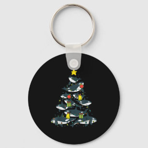 Chaveiro Baleias Assassinas Árvore de Natal Xmas Orca Mulhe