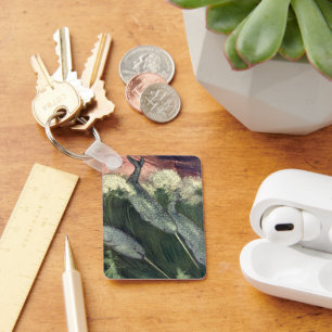 Chaveiro Baleias de Narwhals do vintage, animais do oceano