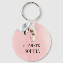 Chaveiro Balés - Slippers Apontam a cor-de-rosa pessoal