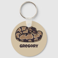 Ball Python Cobra, Brown e Tan Personalizados
