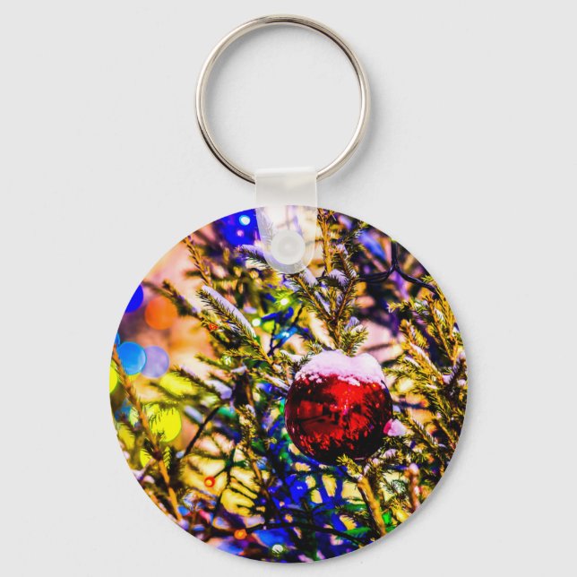 Chaveiro Ball Red de Natal (Frente)