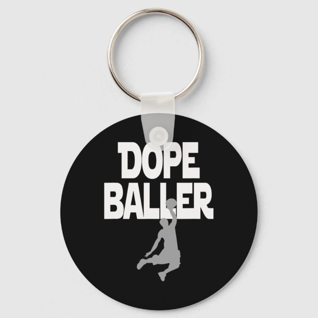 Chaveiro Baller Basquete. Eu adoro Basquete Perfeito (Frente)