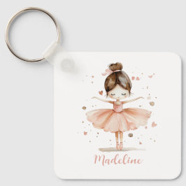 Chaveiro Ballerina Personalizado Name Girly