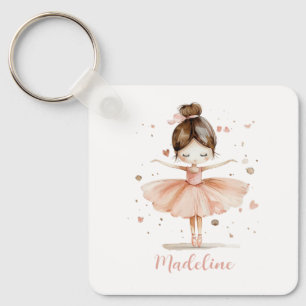 Chaveiro Ballerina Personalizado Name Girly