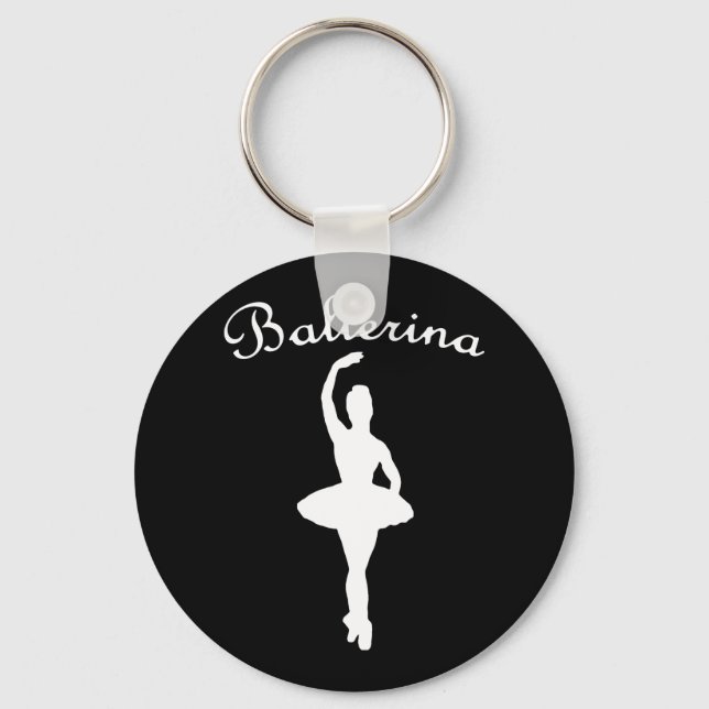 Chaveiro Ballerina Silhouette (Frente)