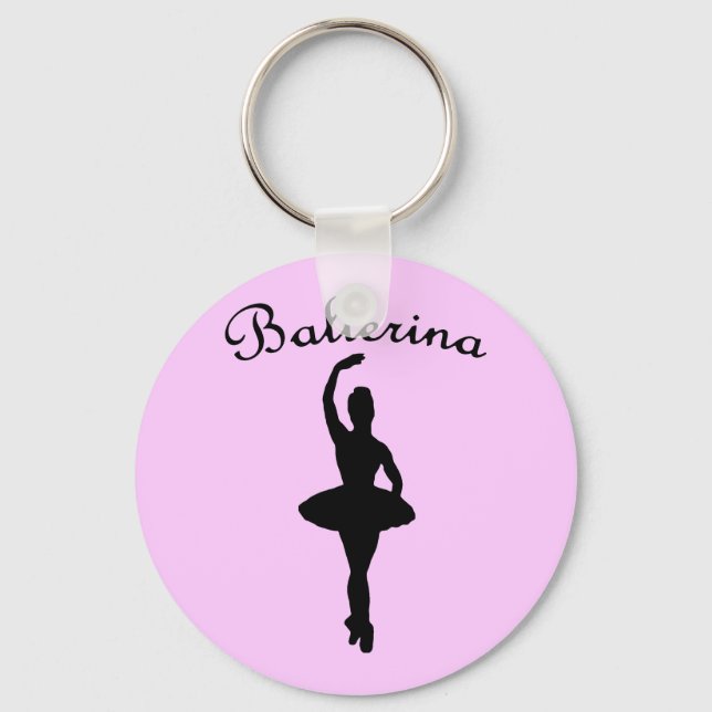 Chaveiro Ballerina Silhouette (Frente)