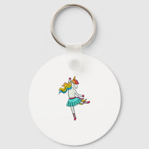 Chaveiro Ballerina Unicorn Balé Dançante Dancer Tutu Vestid