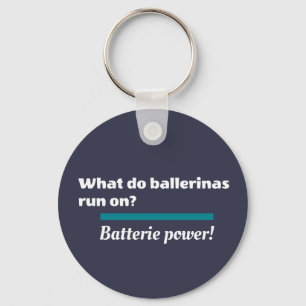 Chaveiro Ballerinas Balé Dance Piada Batterie