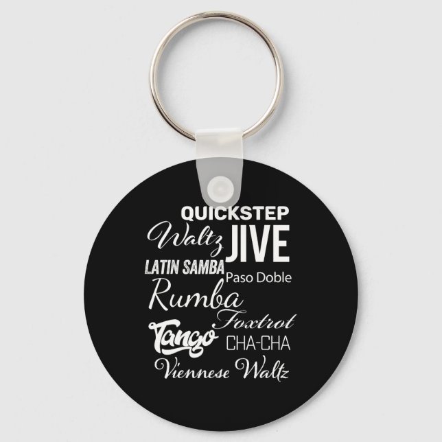 Chaveiro Ballroom Dancer Pun Gift (Frente)