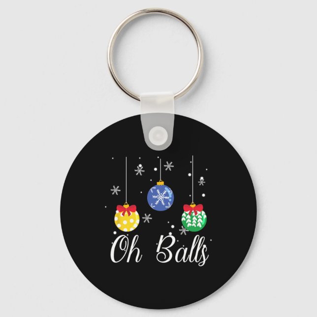 Chaveiro Balls Enfeites de natal Buffalo Xadrez Family Pyja (Frente)