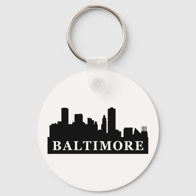 Chaveiro Baltimore Skyline (Frente)