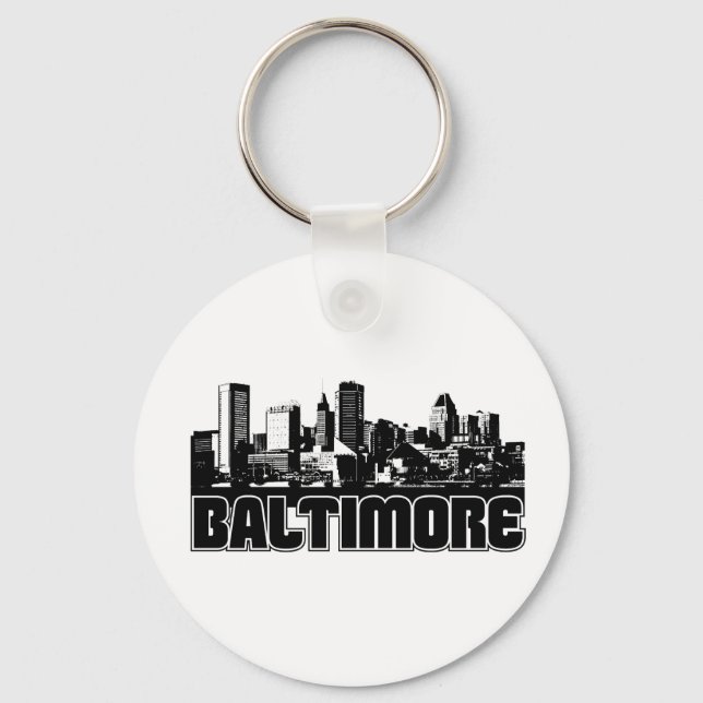 Chaveiro Baltimore Skyline (Frente)