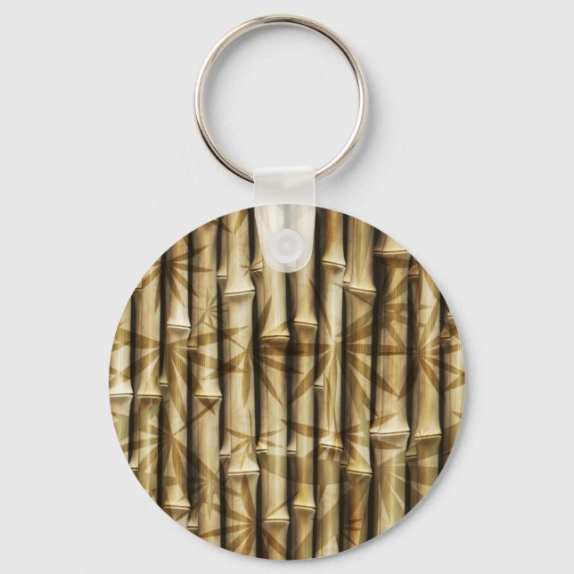 Chaveiro Bamboo Wood Texture (Frente)
