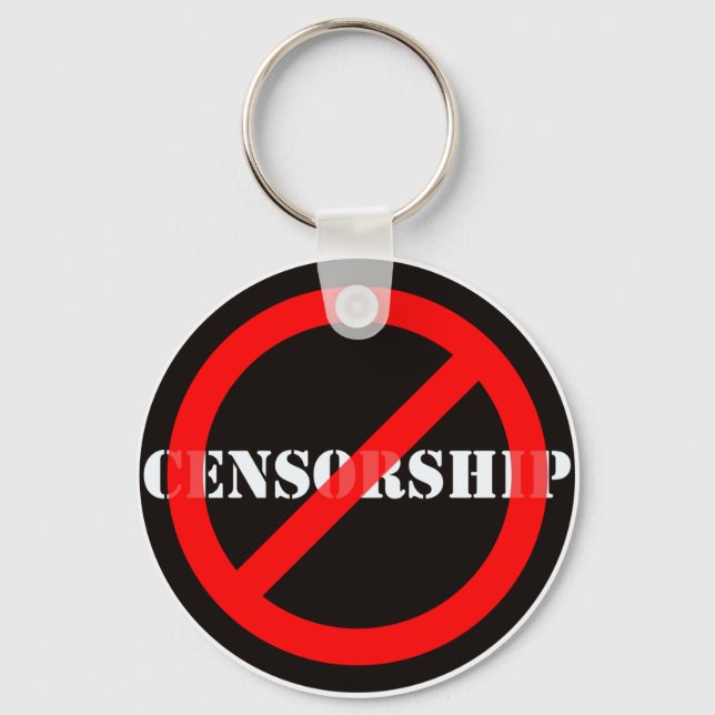 Chaveiro Ban Censorship (Frente)