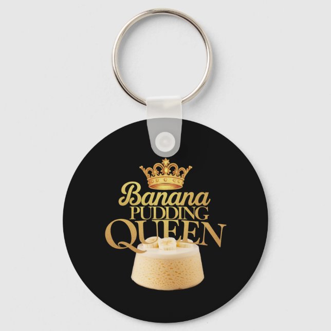 Chaveiro Banana Pudim Queen Ultimate design para Dessert (Frente)