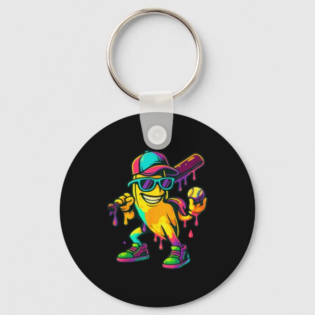 Chaveiro Banana Shirt Funny Banana Drip Graphic Kids Boys G (Frente)