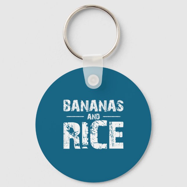 Chaveiro Bananas e arroz  (Frente)