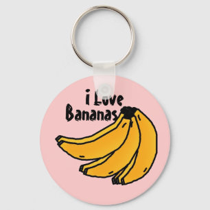 Chaveiro bananasreality, bananas, eu amo