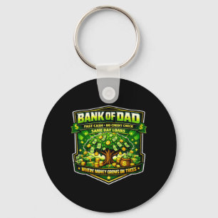 Chaveiro Banco Engraçado do Papai Crédito Rápido Pai
