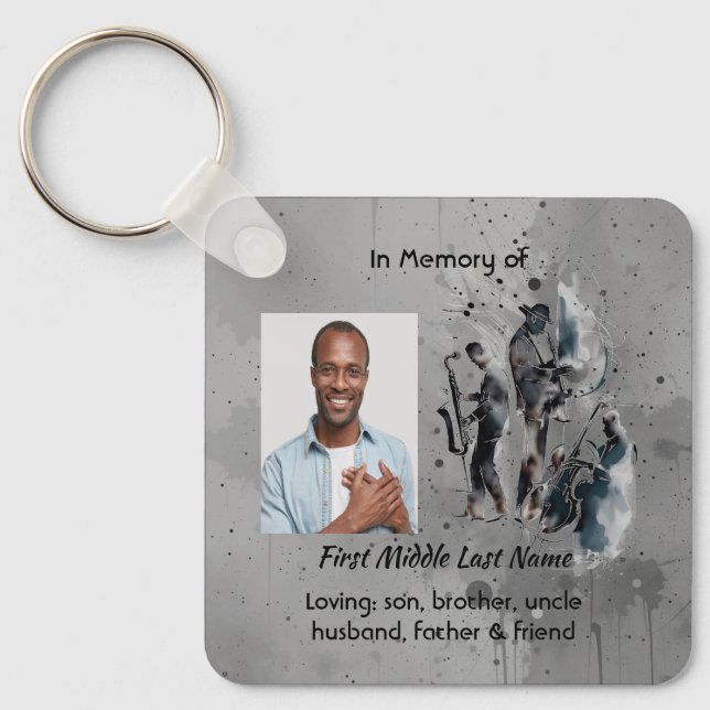 Chaveiro Banda de Jazz de Lembrança Cristã Memorial (Frente)