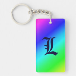 Chaveiro Banda Diagonal Monográfica Arco-Íris