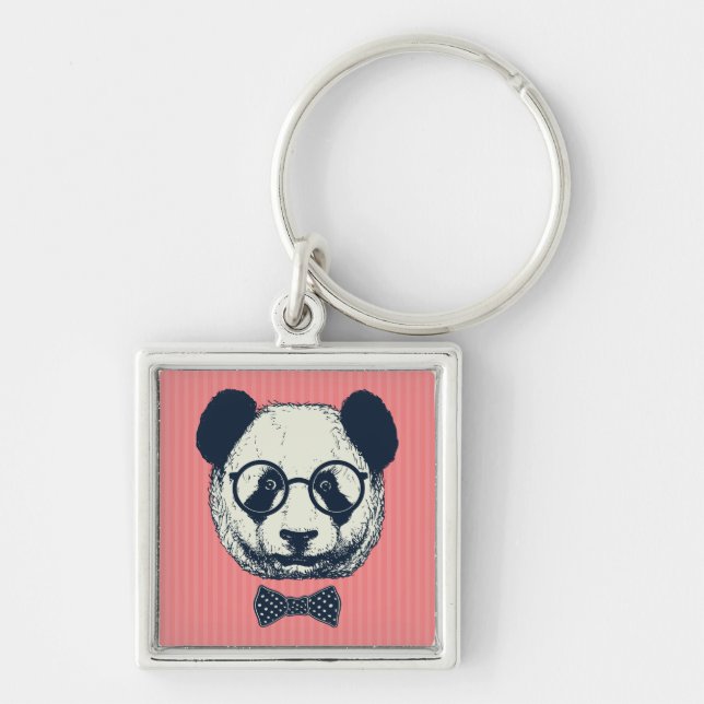 Chaveiro Bandas de Panda (Frente)