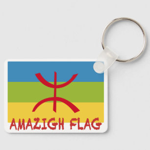 Chaveiro Bandeira Amazigh - Bandeira-Drapeau Amazigh