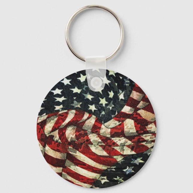 Chaveiro Bandeira Americana (Frente)