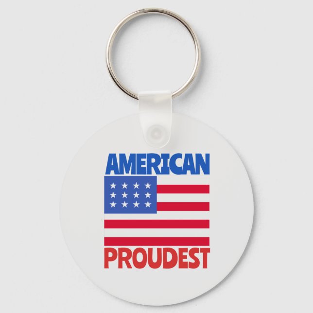 Chaveiro Bandeira Americana (Frente)