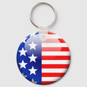 Chaveiro Bandeira Americana 2.0