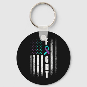 Chaveiro Bandeira Americana de Distress Lutar Prevenção ao