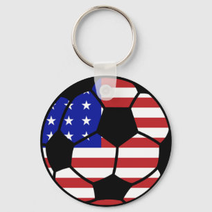 Chaveiro Bandeira Americana do Futebol