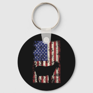 Chaveiro Bandeira Americana do Patriótico Cabra 4 de julho