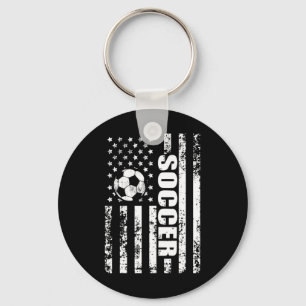 Chaveiro Bandeira Americana Futebol Patriótico Futebol