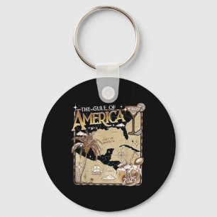 Chaveiro Bandeira Americana G.2025 Do Golfo De Eua