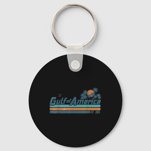 Chaveiro Bandeira Americana G.2025 Do Golfo De Eua (Frente)