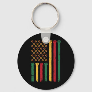 Chaveiro Bandeira Americana Girassol Junta Blm Black Histo