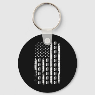 Chaveiro Bandeira Americana Sushi Comida EUA Patriotismo Pa